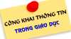 CÔNG KHAI TT TRONG GD