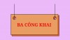 Công khai thực hiện thu, chi NS quý 1 năm 2026